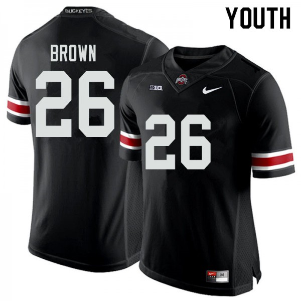 Ohio State Buckeyes #26 Cameron Brown Youth College Jersey Black